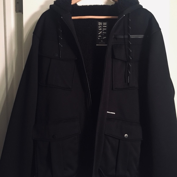 Billabong Other - BillaBong men’s jacket black with hood